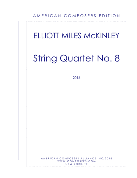 [McKinley] String Quartet No. 8