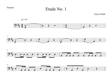 Timpani Etude No. 1