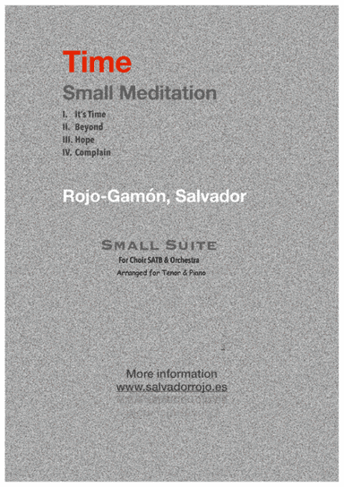 Time Arranged for Tenor soloist and Piano