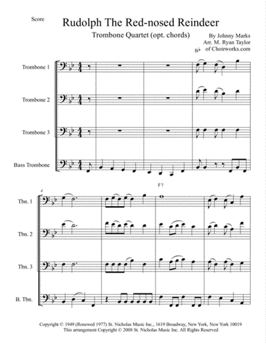 Rudolph The Red-nosed Reindeer (arr. M. Ryan Taylor)
