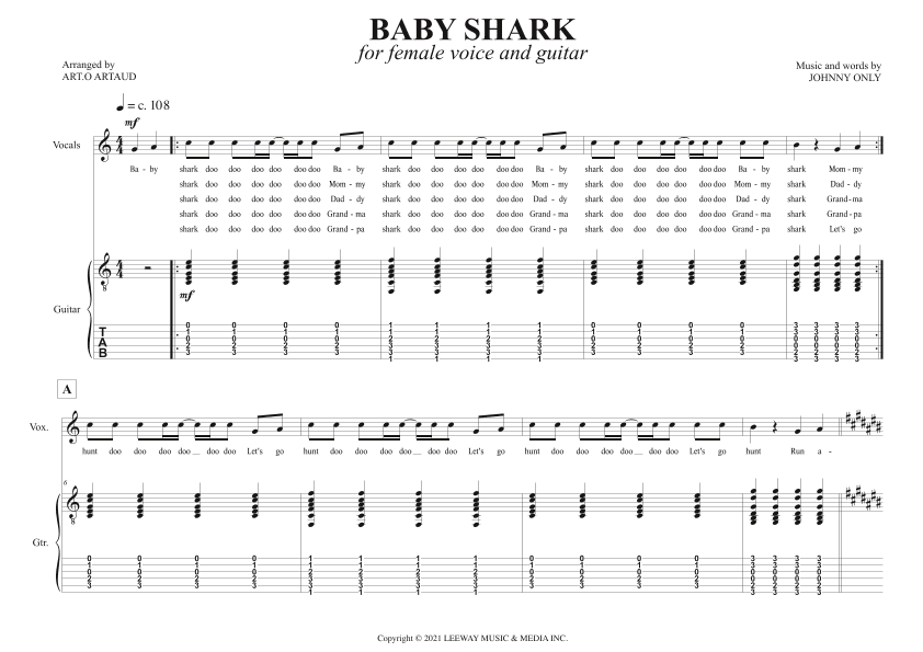 Baby Shark (arr. Art.o Artaud)