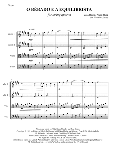 O Bebado E A Equilibrista (arr. Neemias Silva Santos)