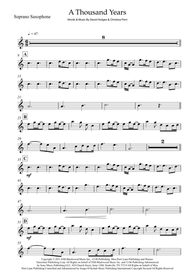 A Thousand Years (arr. Rodrigo Nascimento)