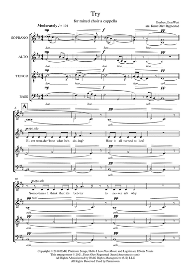 Try (arr. Knut Olav Rygnestad)