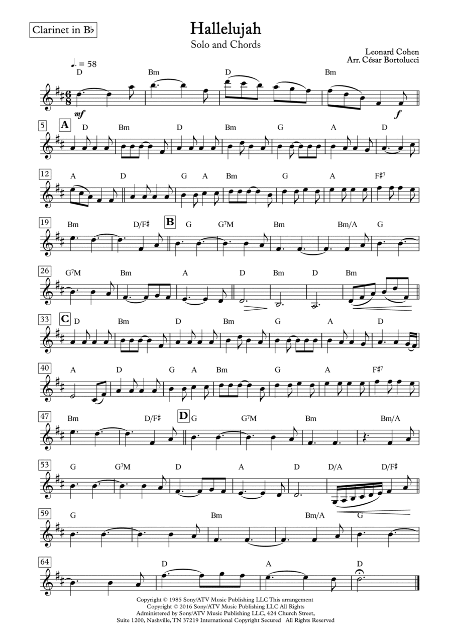 Hallelujah (arr. ACT Bortolucci)