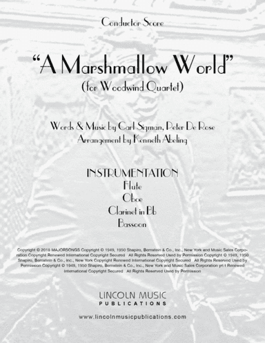 A Marshmallow World (arr. Kenneth Abeling)