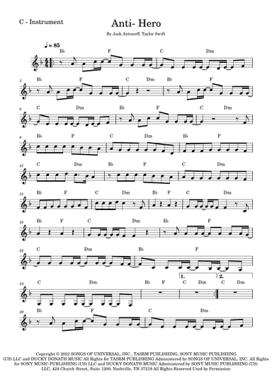 Anti-hero (arr. Fabio Eduardo de Oliveira)