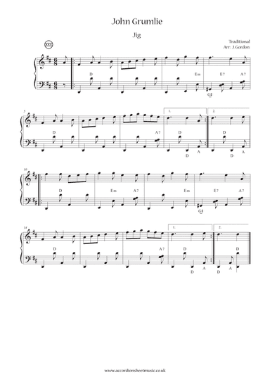 John Grumlie (arr. Julia Gordon)