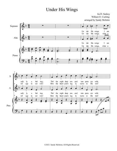 Under His Wings (arr. Sandy McIntire)