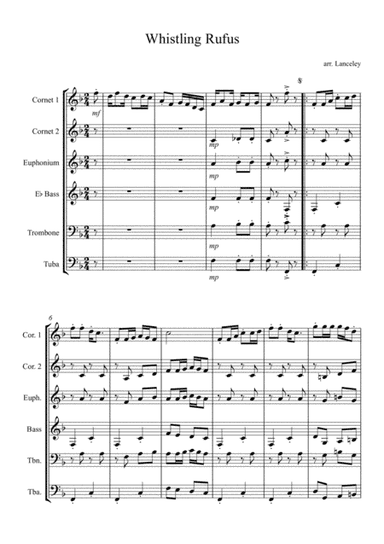 Whistling Rufus (arr. Ian Lanceley)