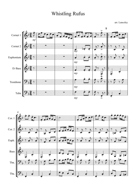 Whistling Rufus (arr. Ian Lanceley)