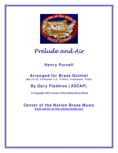 Prelude and Air (arr. Gary Fladmoe (ASCAP))