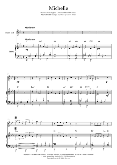Michelle (arr. Gerson Arrais)
