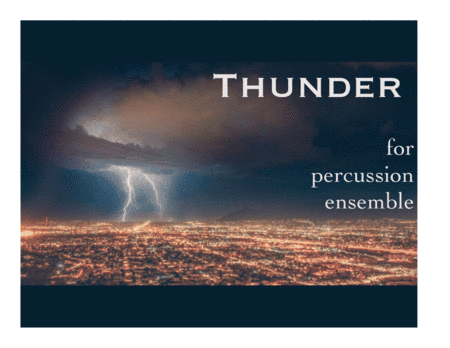 Thunder (arr. Ryan Jonker)