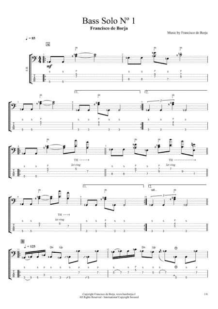 Francisco de Borja - Bass Solo Nº1
