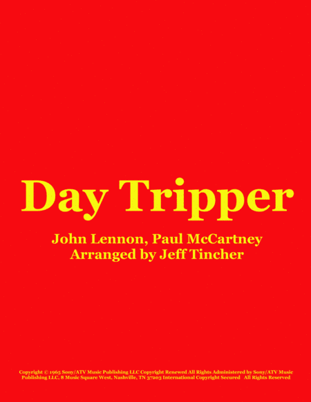 Day Tripper (arr. Jeff Tincher)