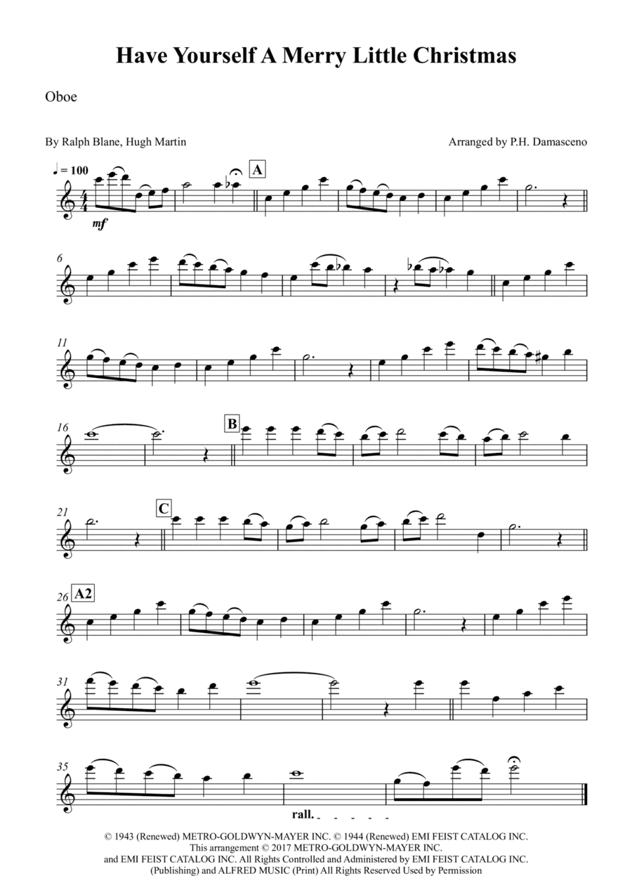 Have Yourself A Merry Little Christmas (arr. P.H. Damasceno)