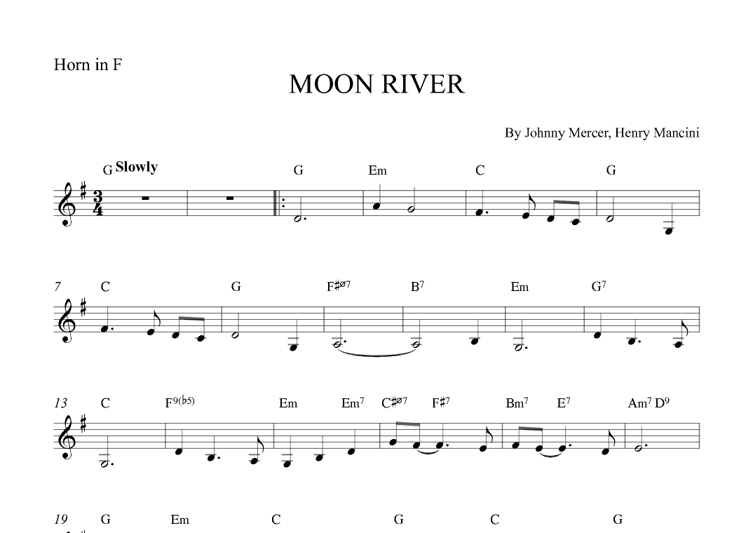 Moon River (arr. Alex Nunes Rodriguez)