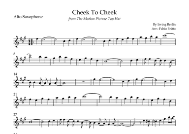 Cheek To Cheek (arr. Fabio Britto)