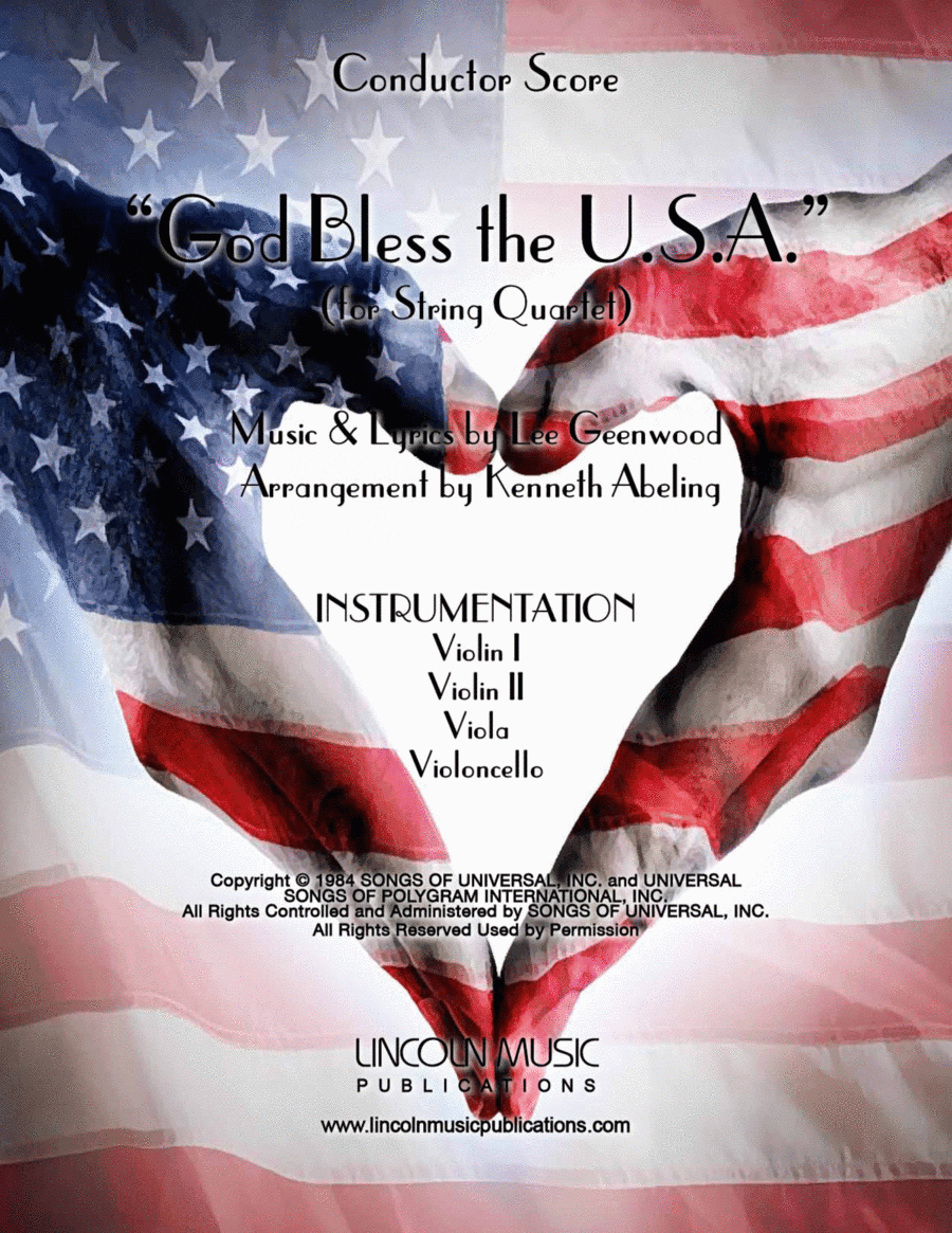 God Bless The U.s.a. (arr. Kenneth Abeling)