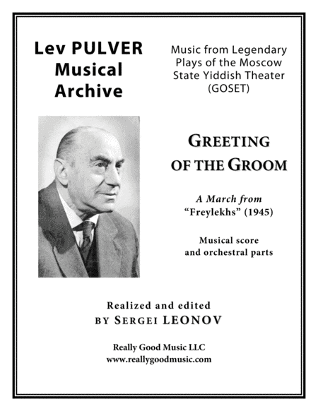 PULVER Lev: "March. Greeting of the Groom" from "Freylekhs" for Symphony Orchestra (Full score + set