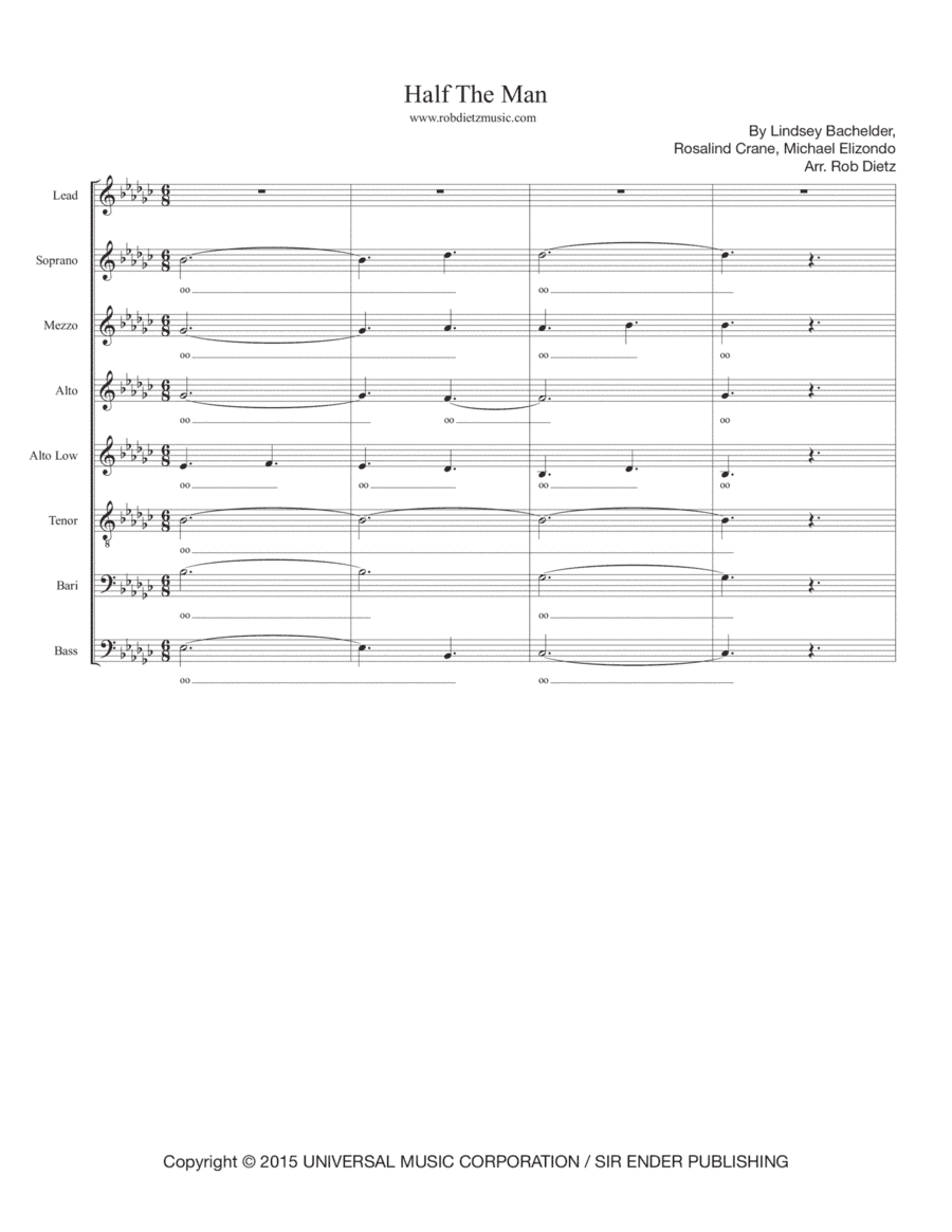 Half The Man (arr. Rob Dietz)