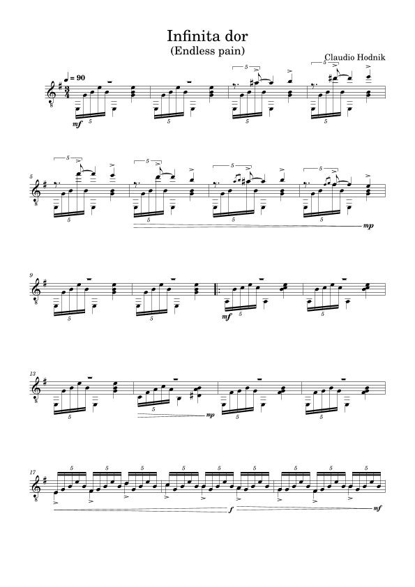 Endless pain (Infinita dor)