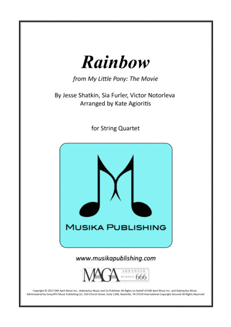 Rainbow (arr. Kate Agioritis)