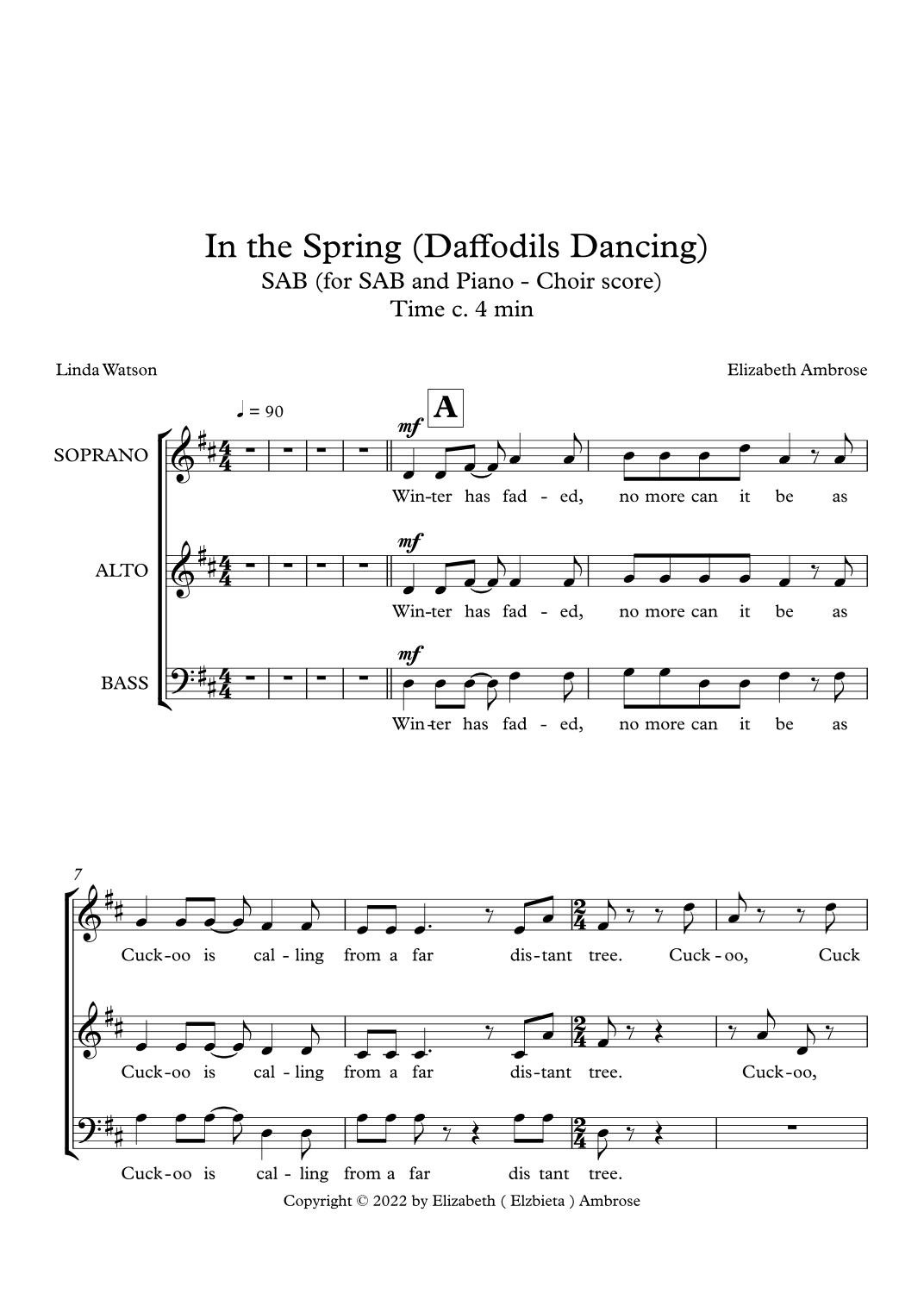 In the Spring (Daffodils Dancing)