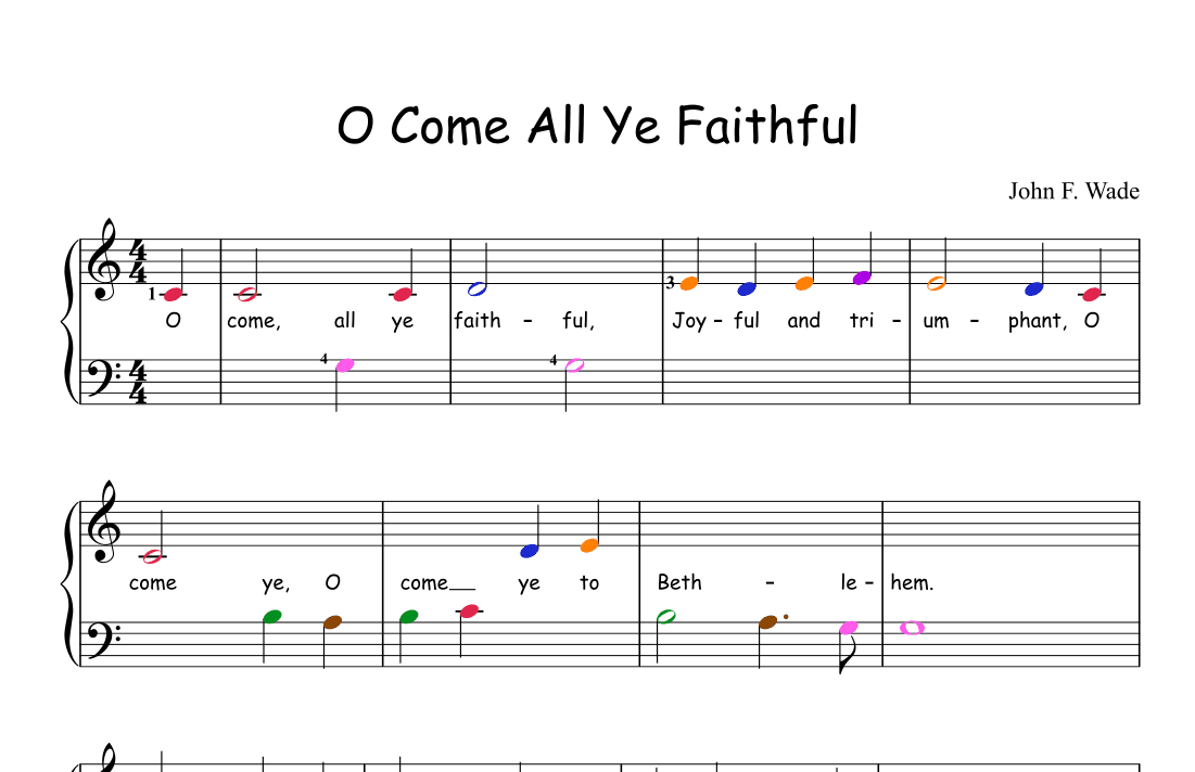 O Come All Ye faithful (arr. Dahlan)