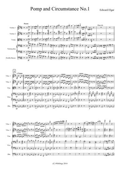 String Chamber Series: Pomp and Circumstance No.1 (arr. 9Siblingz)