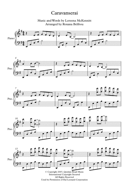 Caravanserai (arr. Roxana Belibou)