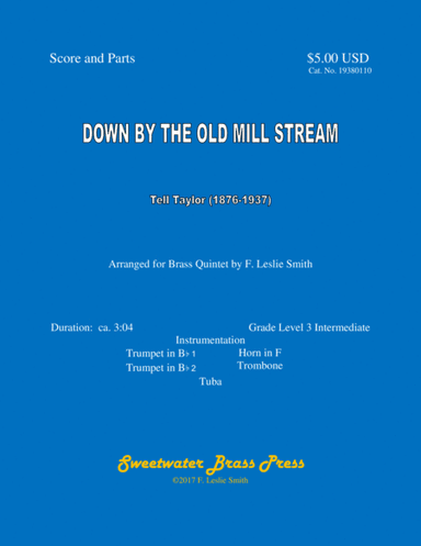 Down by the Old Mill Stream (arr. F. Leslie Smith)