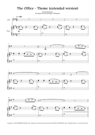 The Office - Theme (arr. Henrique F Mangoni)