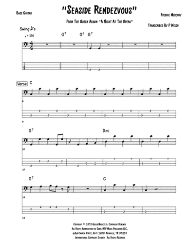 Seaside Rendezvous (arr. Accubass)