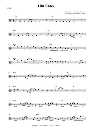 Like Crazy (arr. Wesley S. SIlva)
