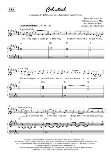 Celestial (arr. Katy Bradley)