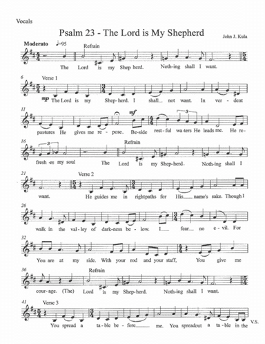 Psalm 23 - The Lord Is My Shepherd