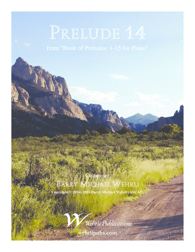 Prelude 14 from "Book of Preludes: 1-15 for Piano"