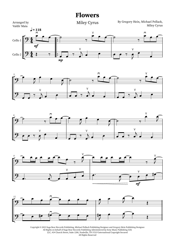 Flowers (arr. Valdir Maia)