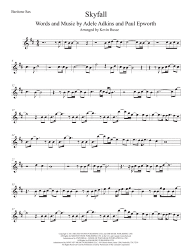Skyfall (arr. Kevin Busse)