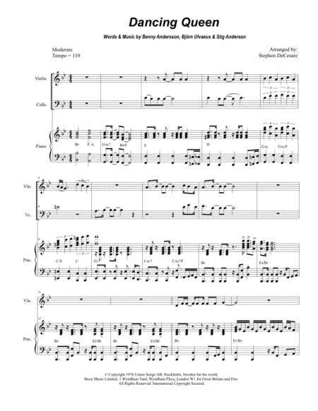 Dancing Queen (arr. Stephen DeCesare)