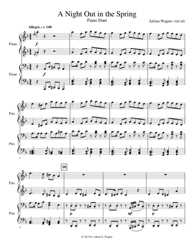 A Night Out in the Spring