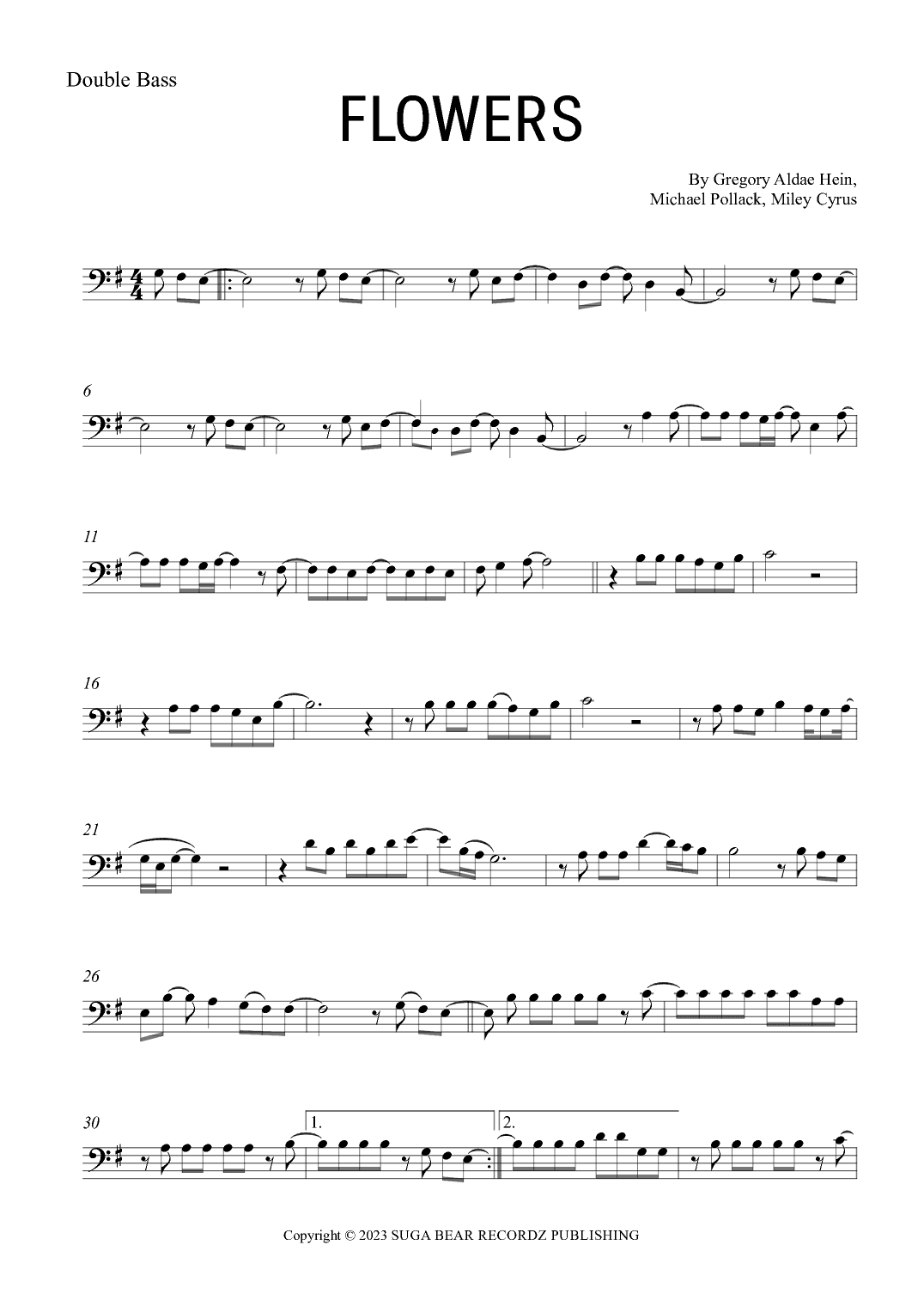 Flowers (arr. Gabriel Oliveira)