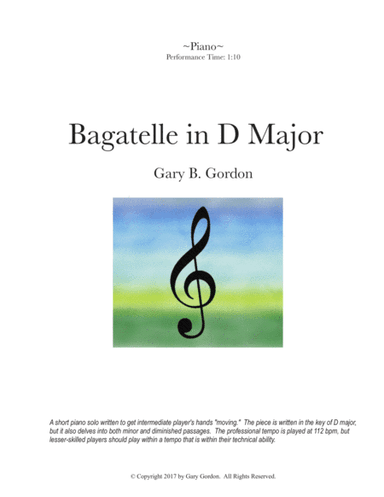 Bagatelle in D Major