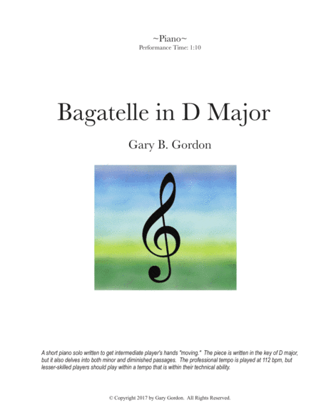 Bagatelle in D Major