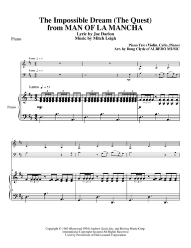 The Impossible Dream (arr. Doug Clyde)