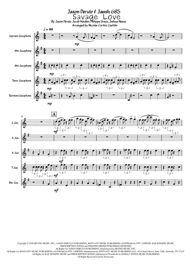Savage Love (arr. Nicolás Cortés Castillo)