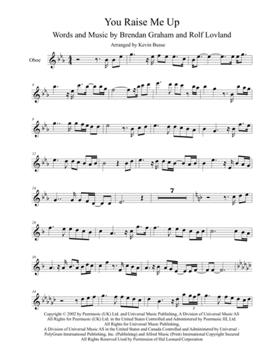 You Raise Me Up (arr. Kevin Busse)