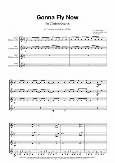 Gonna Fly Now (arr. Tim Curd)